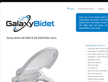 Tablet Screenshot of galaxybidet.com